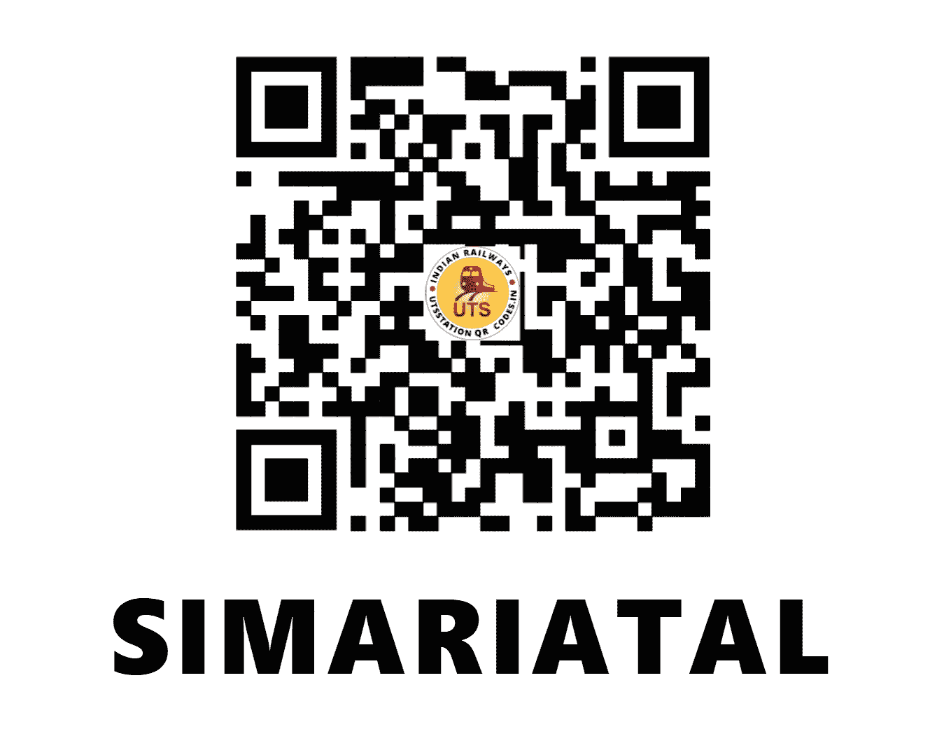 UTS QR Code for SIMARIATAL - SMTL (NC - MADHYA PRADESH)